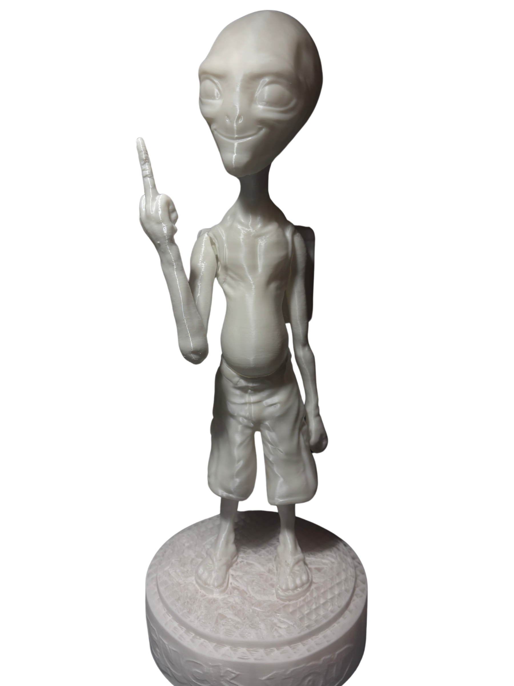 Paul the Alien – Paintable Fan art 3D Printed Statue
